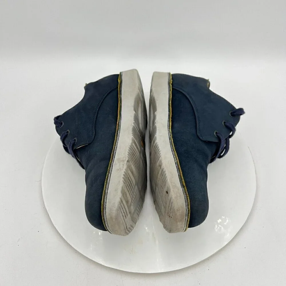 Samuel Hubbard 3216 Men Size 9.5M Blue Navy Suede Lace Up Derby Casual Shoes